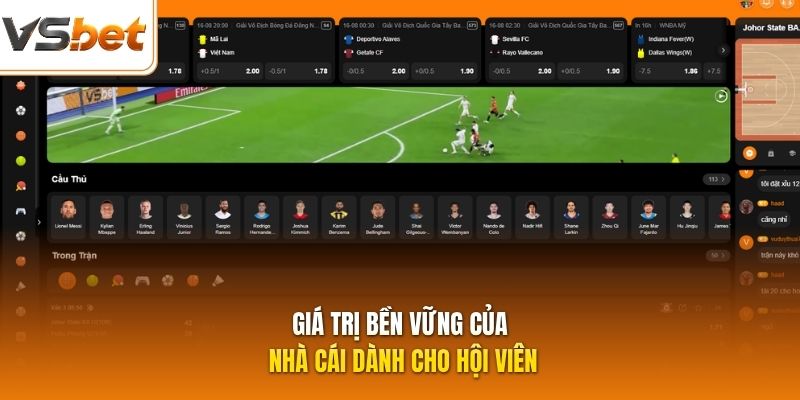 Giá trị bền vững của nhà cái dành cho hội viên